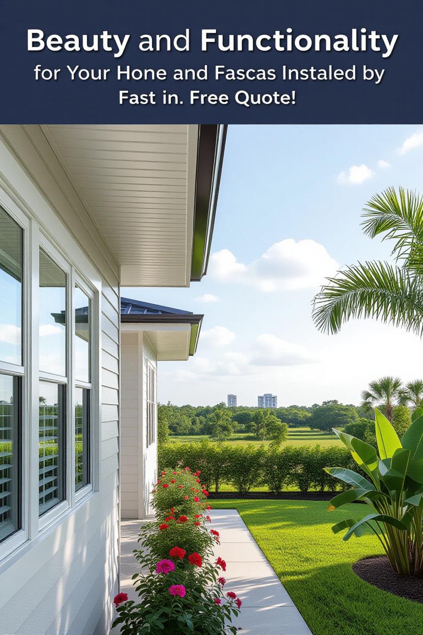 New construction soffit and fascia installation Orlando FL - Licensed experts