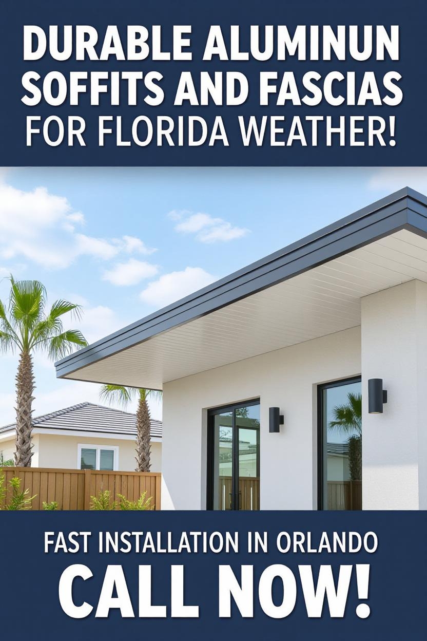 Residential fascia installation Orlando FL - Professional craftsmanship